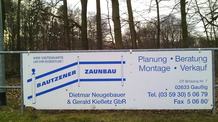 Bild Sponsor Zaunbau